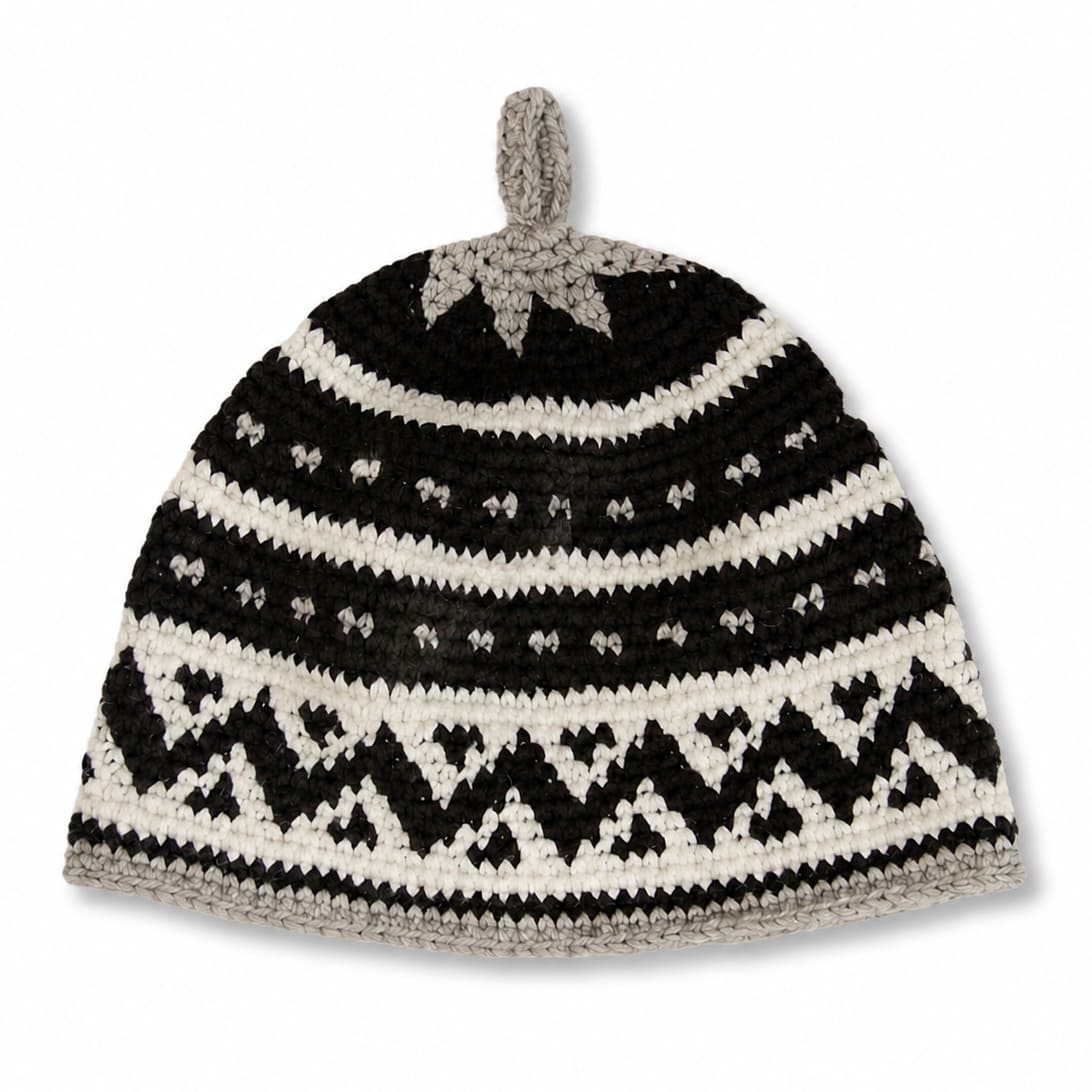 Knitted Sauna Hat | Banya Hat for Heat Protection