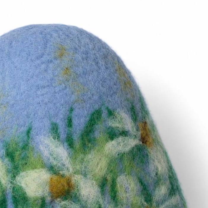Войлочная шапка для сауны из мериносовой шерсти | Шапка для бани из мериносовой шерсти для защиты от перегрева