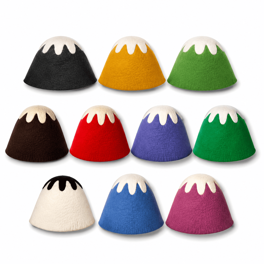 Wool Felted Sauna Hat | Merino Wool Banya Hat for Heat Protection