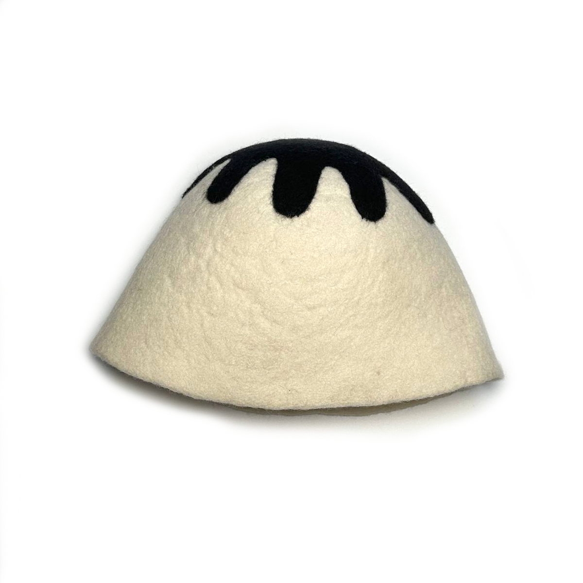 Wool Felted Sauna Hat | Merino Wool Banya Hat for Heat Protection