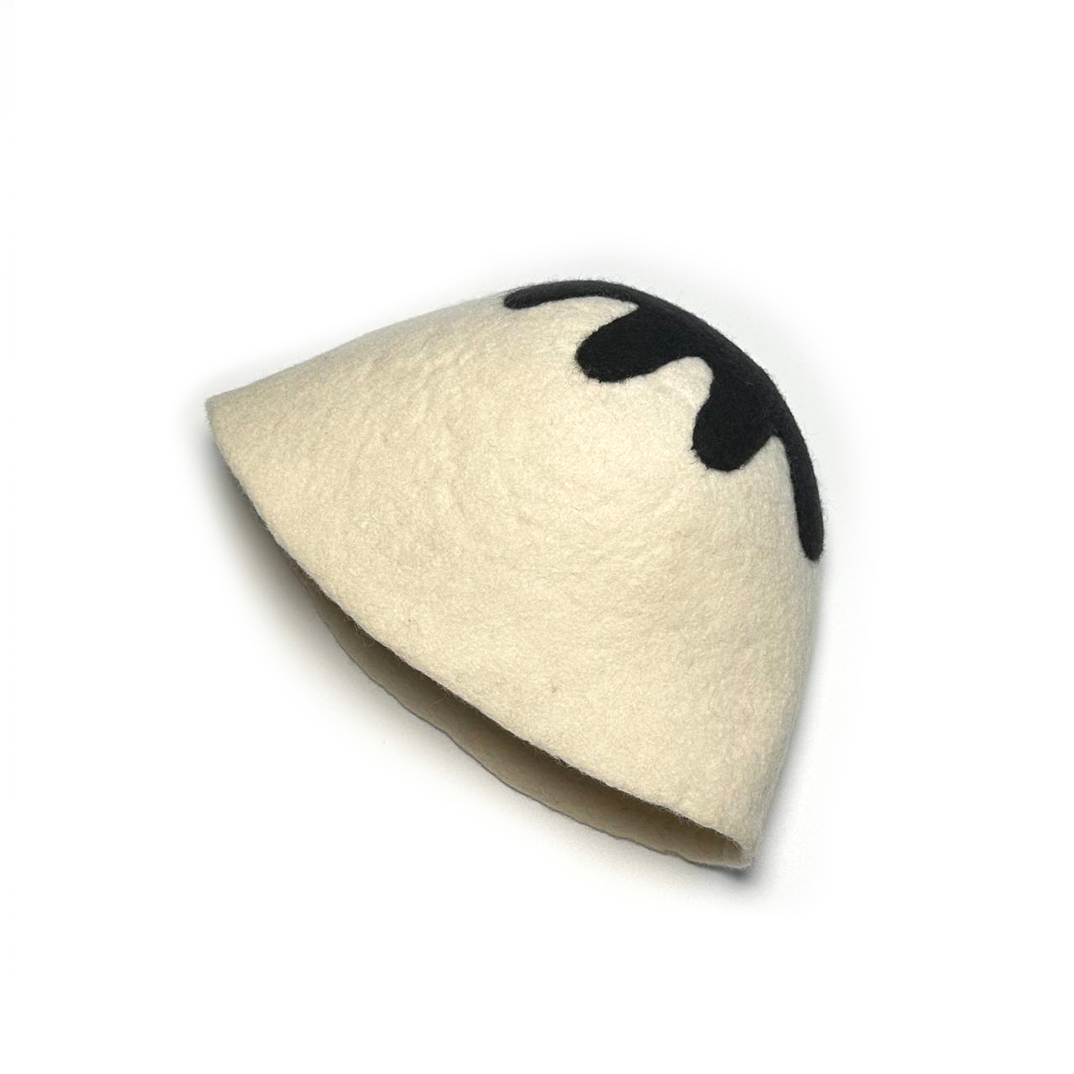 Wool Felted Sauna Hat | Merino Wool Banya Hat for Heat Protection